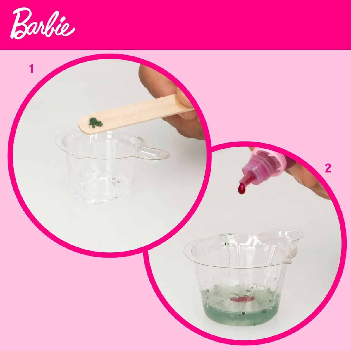 Kit to create Makeup Barbie Studio Color Change Nagellack 15 Delar